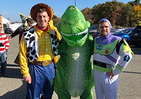 NAI employees dressed up for the Halloween Costume Parade 