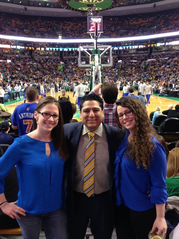 Courtside at the Celtics game! Our Human Resources Manager, Jennifer Manchuck, Managing Partner, Amanda Bush and one of our consultant's visiting from New York City had an absolutely amazing time!