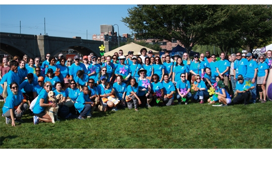 HSL Team at the 2017 Boston Walk to End Alzheimer's. The team will walk again on Sept. 23.