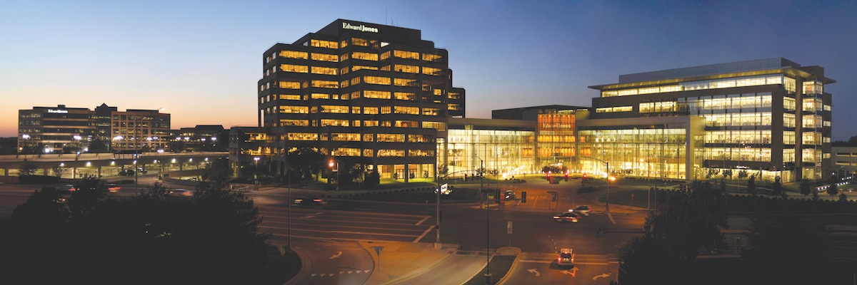 Edward Jones is headquartered in St. Louis, MO, but has almost 13,000 branches in all 50 states. 