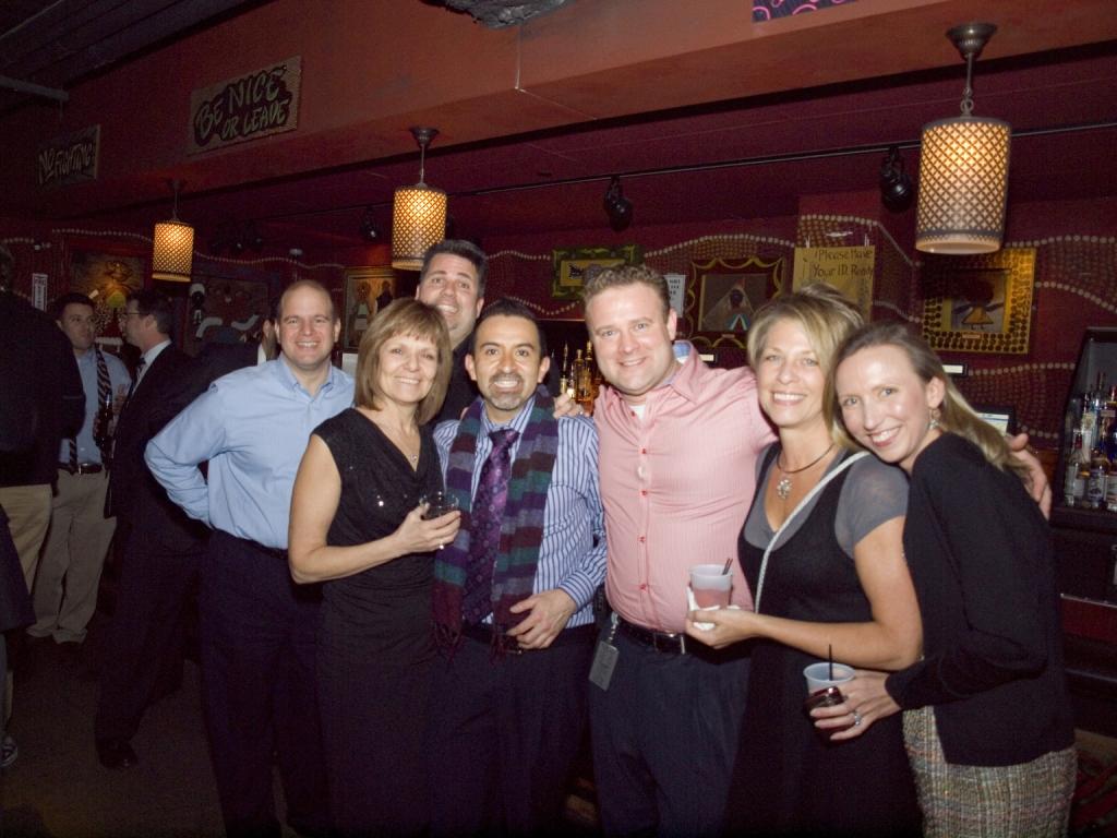 Staff at the 2010 holiday party. 