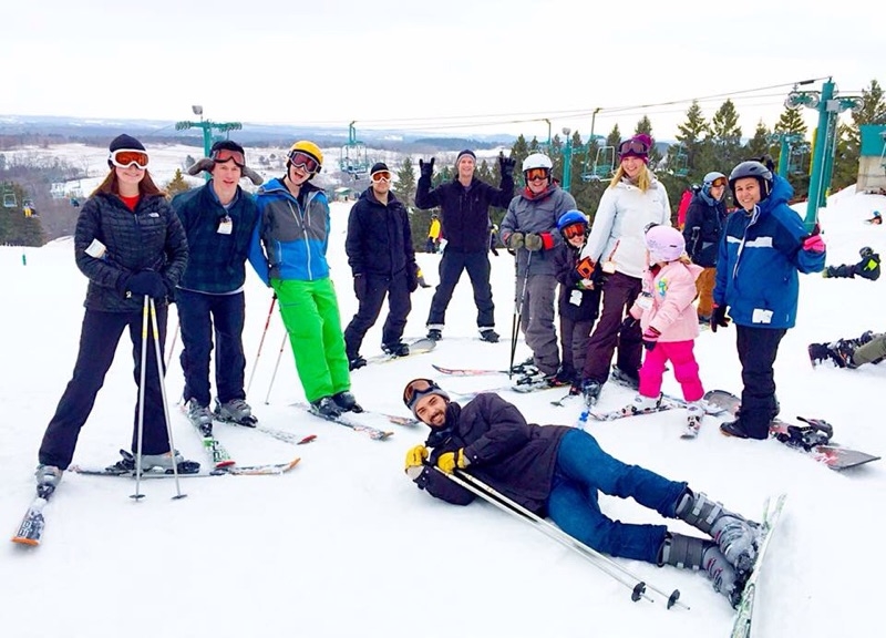 Venture Bankers hit the slopes at Afton Alps for some fun sponsored by the Wellness Committee.