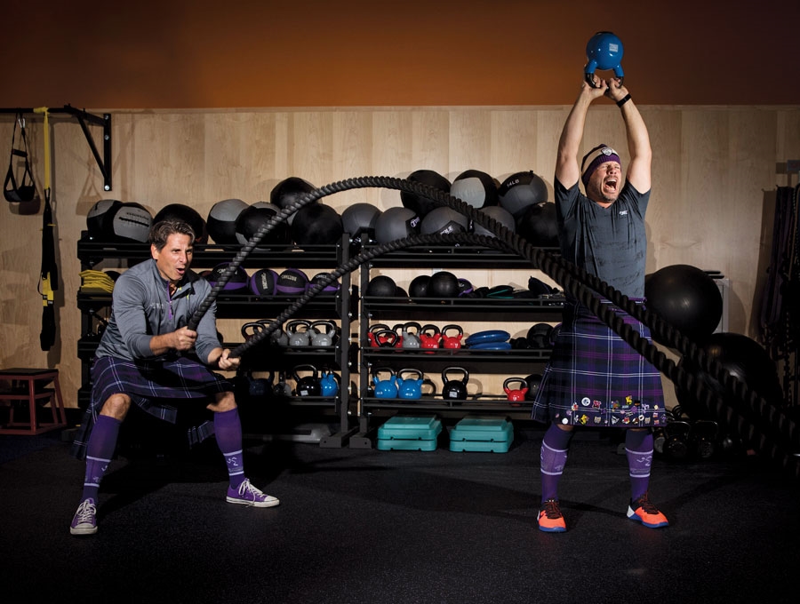 Anytime Fitness co-founders Chuck Runyon and Dave Mortensen believe in working hard and playing even harder.
