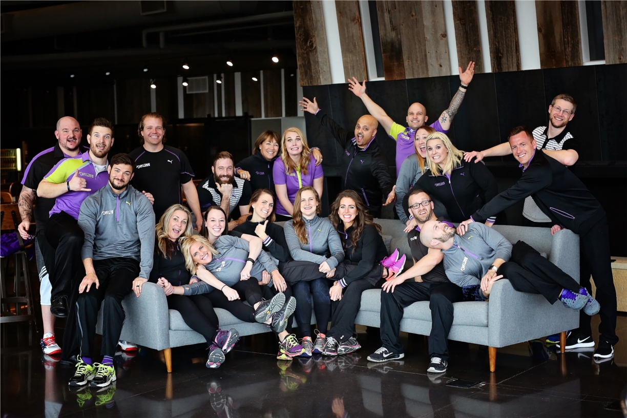 Franchise consultants at Anytime Fitness have been known to dance on their desks many Friday afternoons.