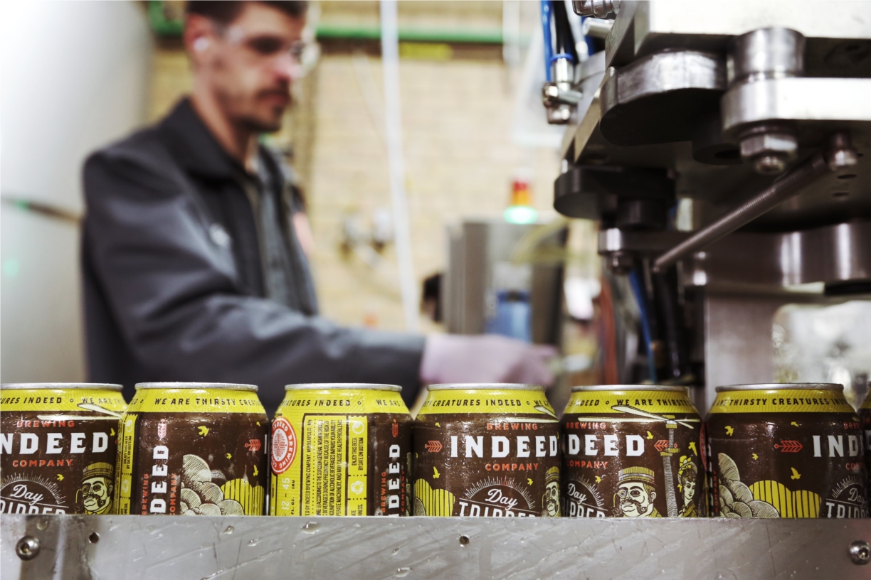 Canning Day Tripper, Indeed's flagship Pale Ale