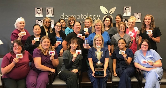 Our Woodbury Office, the proud winners of our first wellness challenge. DC recently started our Thrive wellbeing program to support healthy living.