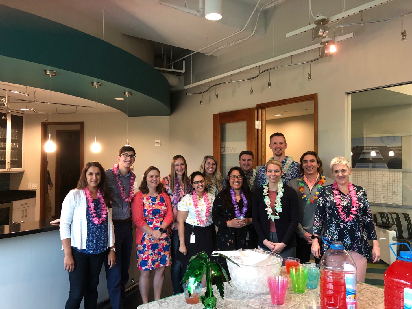 WSB staff dressed down in their favorite Hawaiian apparel to raise awareness for the Leukemia and Lymphoma Society. The company exceeded their $10,000 fundraising goal and was named the winner of the Dress for LLS fundraiser.