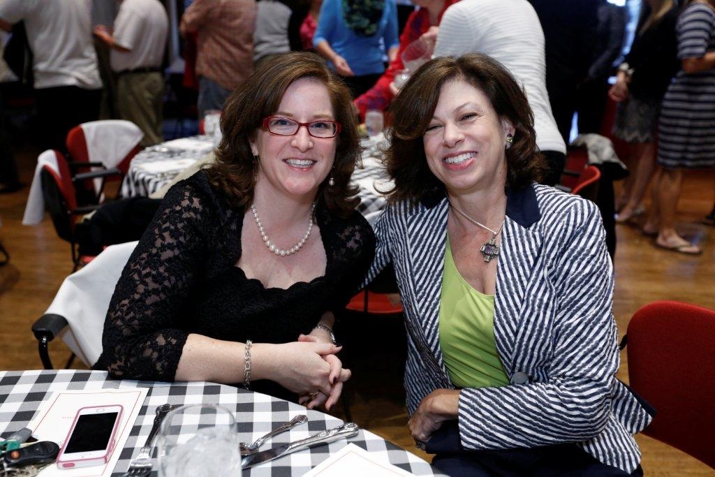 Erin Hillis and Katherine Richardson at the 2014 Service Recognition Brunch.