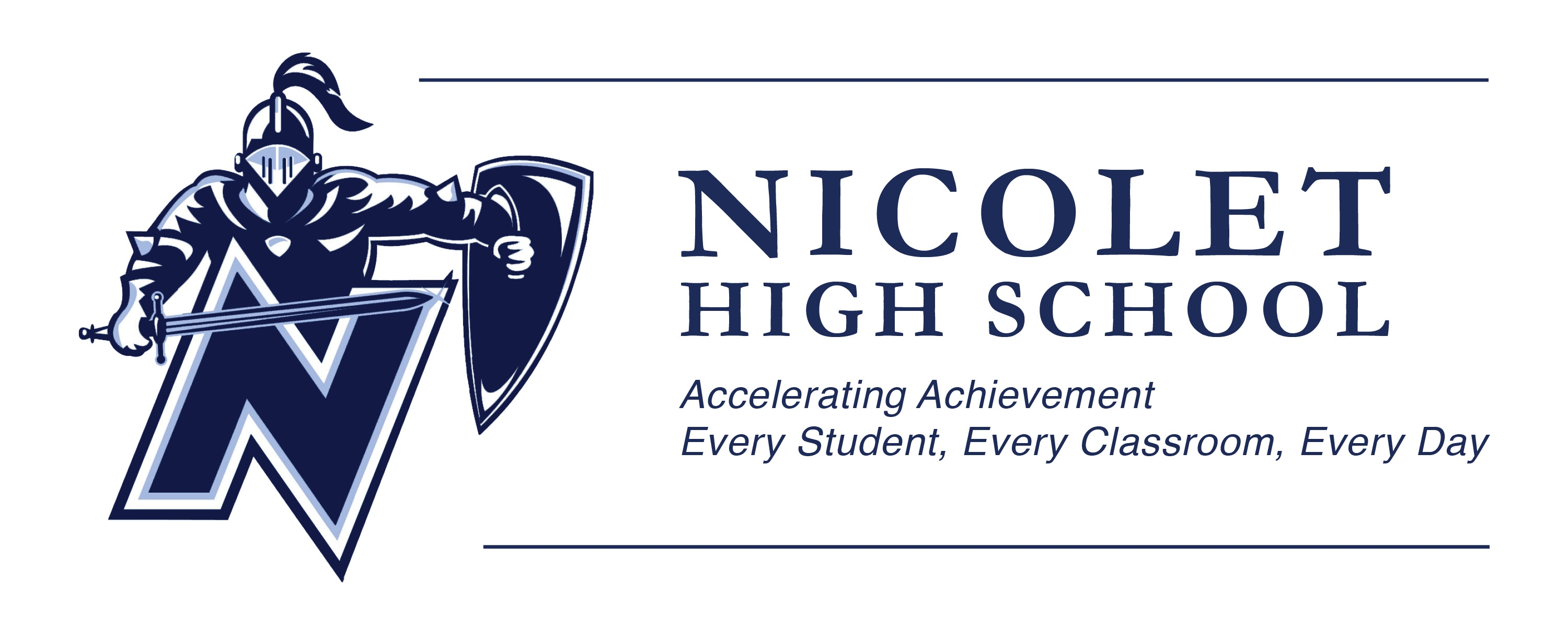 Nicolet Union High School District logo