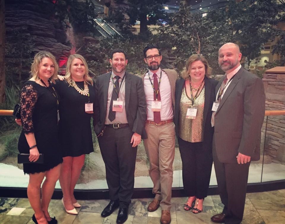Ascedia's president, Tom Johnston, and co-founder Mark Roller join Ascedia's tourism team (Amy Grabowski, Amy Paul, Joe Gajewski and Diane Charno) at the Wisconsin Governor's Conference on Tourism