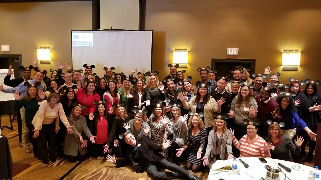 Our Sales team gathered for a National Sales Meeting in Milwaukee, sporting their personalized Mickey Mouse ears!
