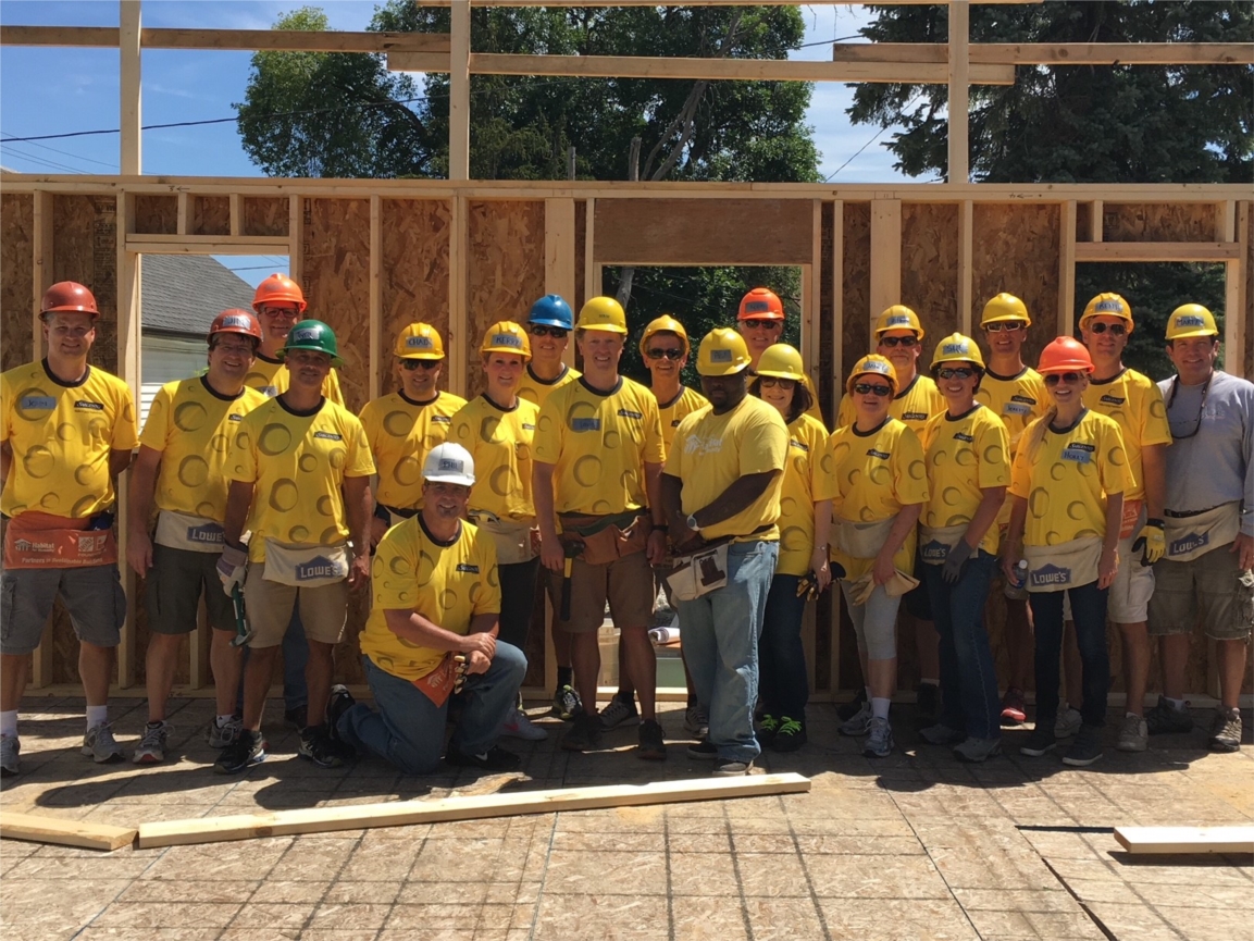 25th Anniversary Habitat for Humanity Build- August 2017