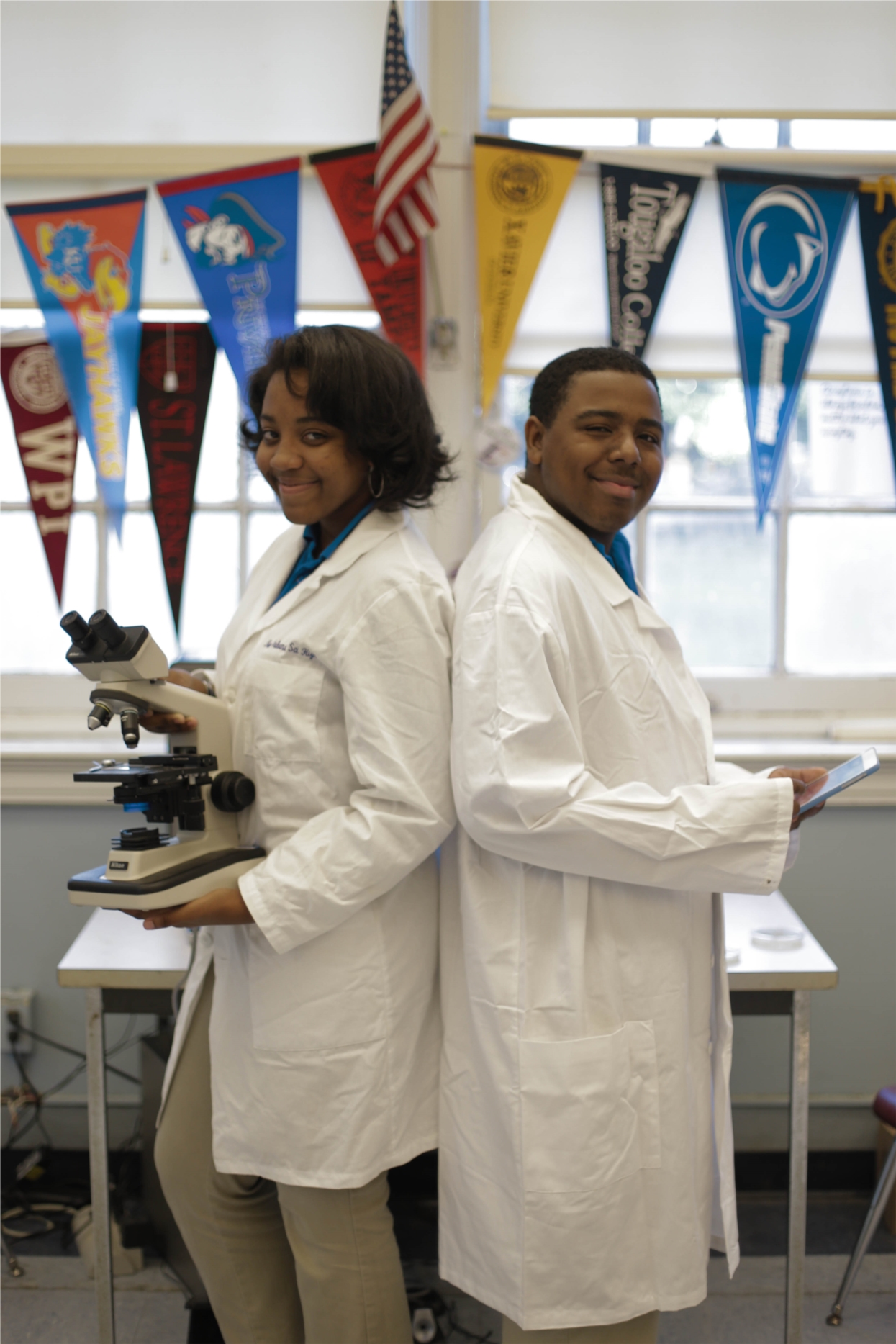 Alana Collins & Lionel Williams have had multiple STEM career opportunities through Sci High summer internships.