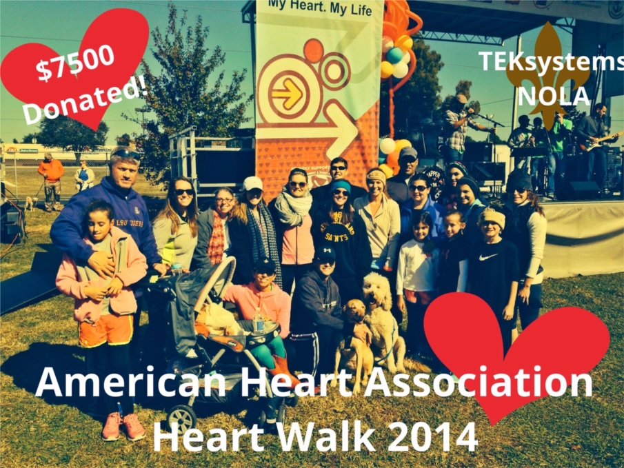TEK Team supporting the New Orleans American Heart Association