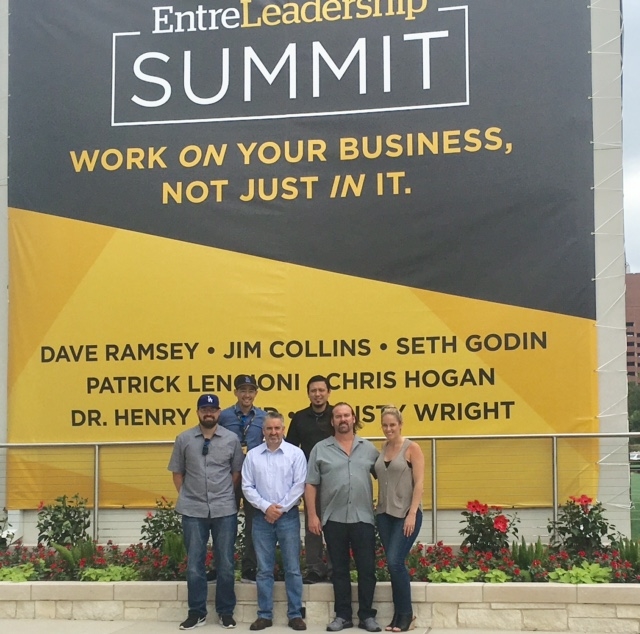 Our leadership team at Dave Ramsey's EntreLeadership Summit.