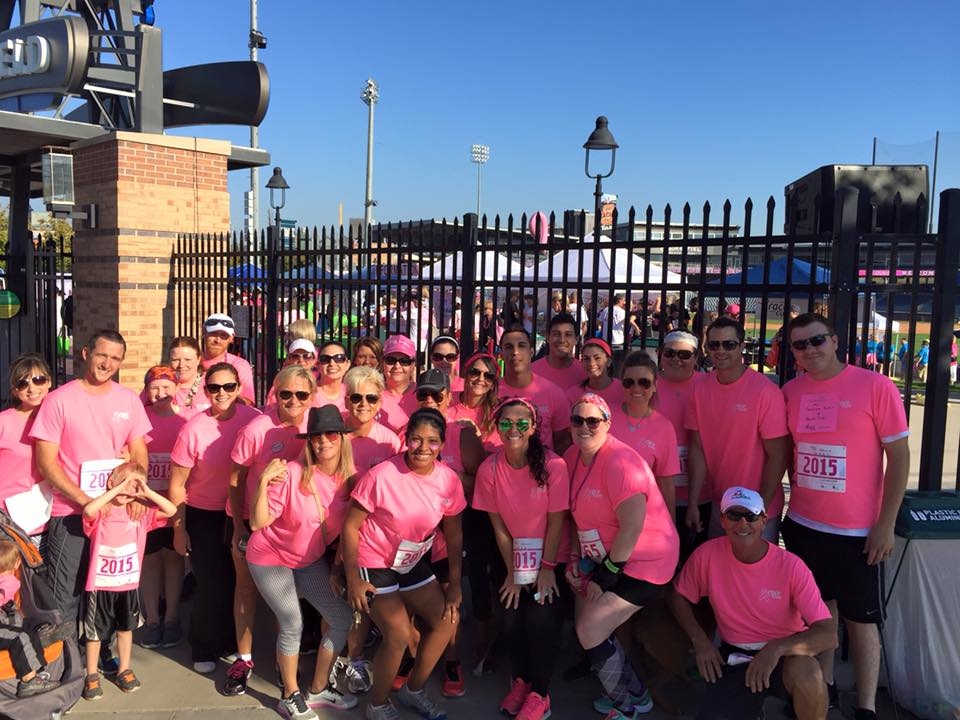 Team Airco supporting the Susan G. Komen Race for the Cure
