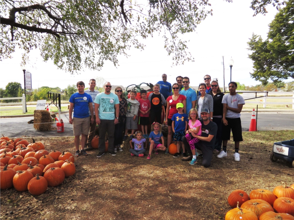 Employee-owners attended the Wings Fall Festival together complete with pumpkin trains, a pumpkin patch, vendor tents and tractor-pulled hay rides. Wings is a special needs community that helps adults and children with disabilities reach their full potential.