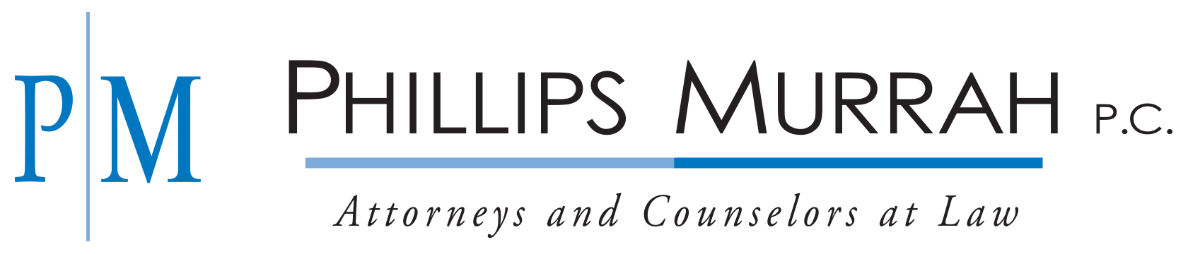 PHILLIPS MURRAH P.C. logo