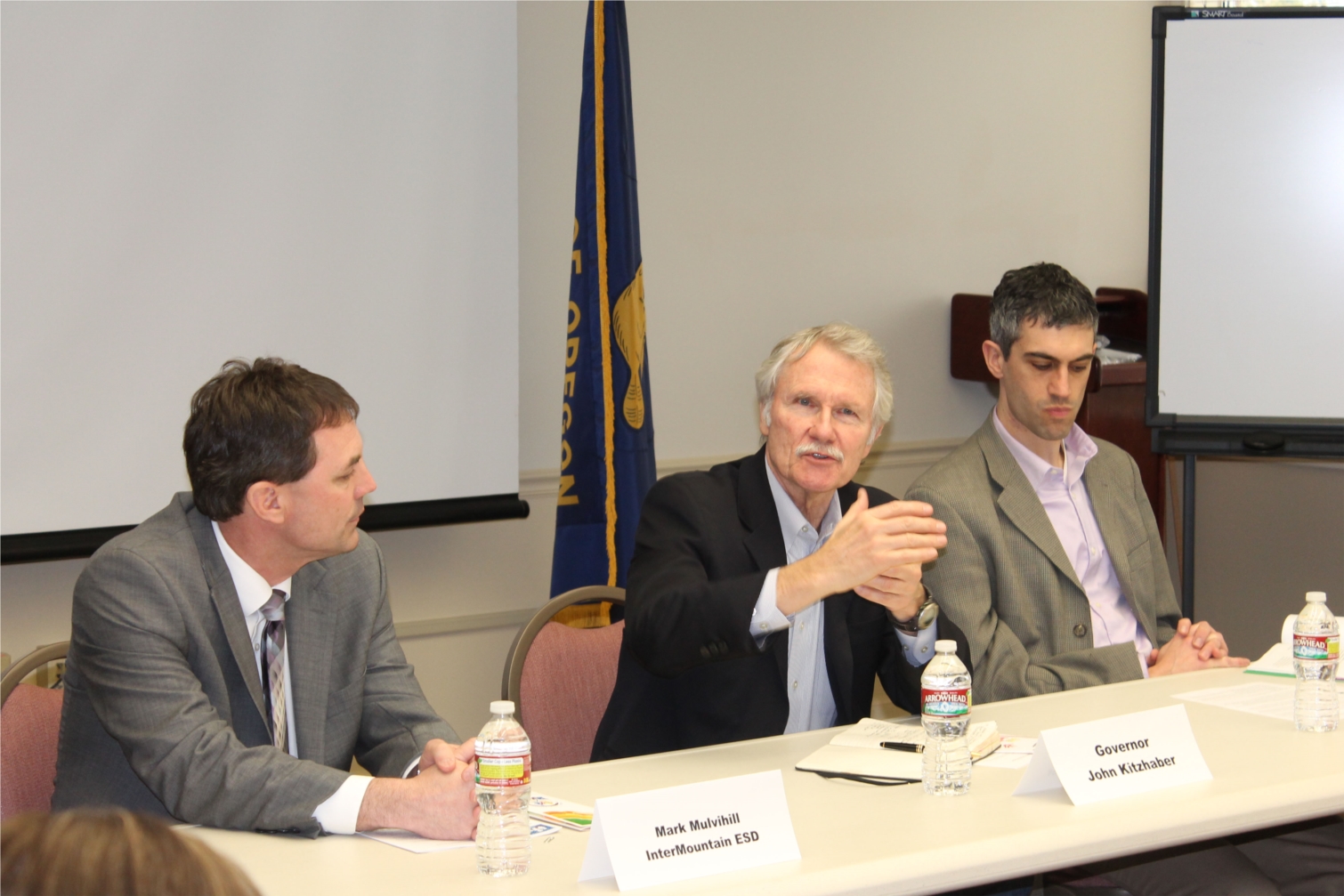 Gov. Kitzhaber visited the InterMountain ESD to see first-hand the programs making a difference in education.