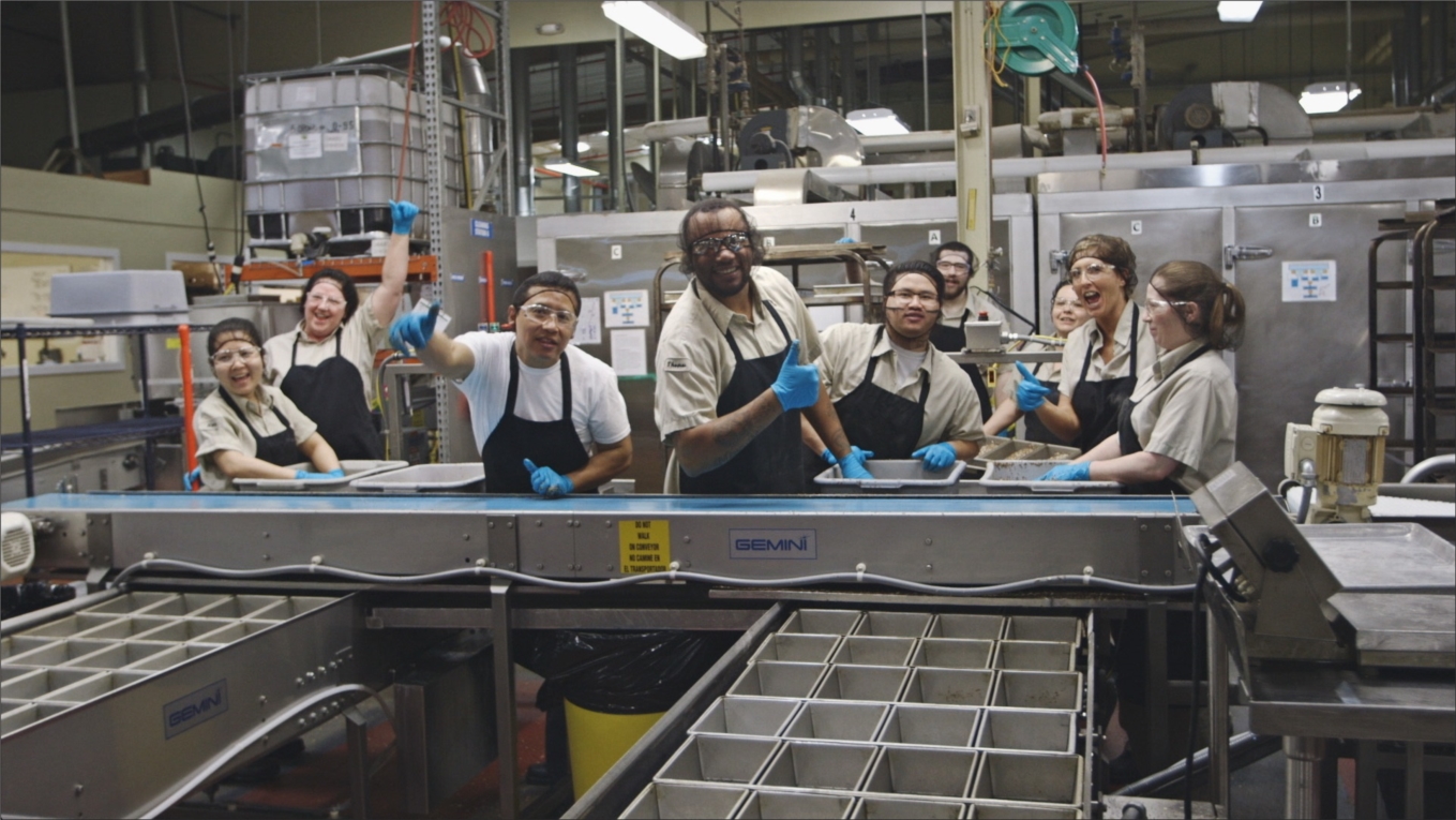 Producing more than 500,000 loaves a week, DKB's bakery runs 24/7/365 for this tight-knit workforce that bakes the "Best Bread in the Universe."