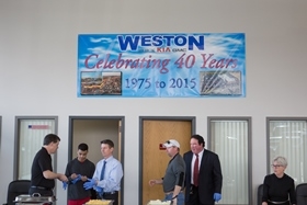 Weston Kia Buick GMC 40th year Anniversary Employee Appreciation