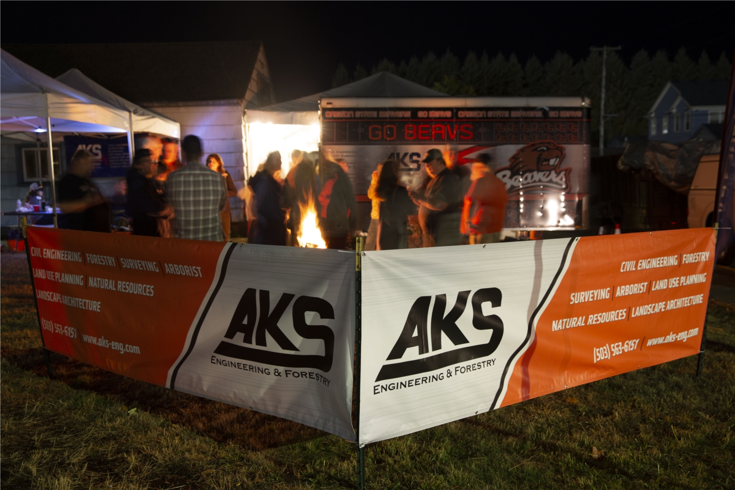 AKS holds several large client events each year, in addition to the employee only events. Creating strong bonds between clients and employees is an important part of the company's success.