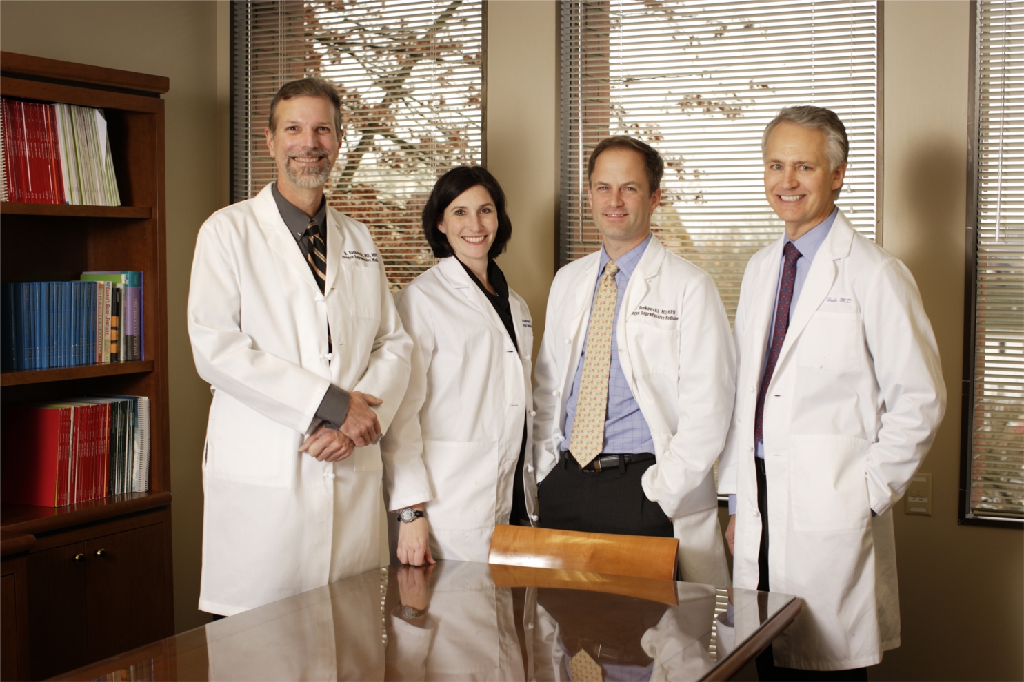 Our Docs (left to right): Robert K. Matteri MD, Elizabeth A. Barbieri MD, Brandon J. Bankowski MD, MPH, John S. Hesla, MD