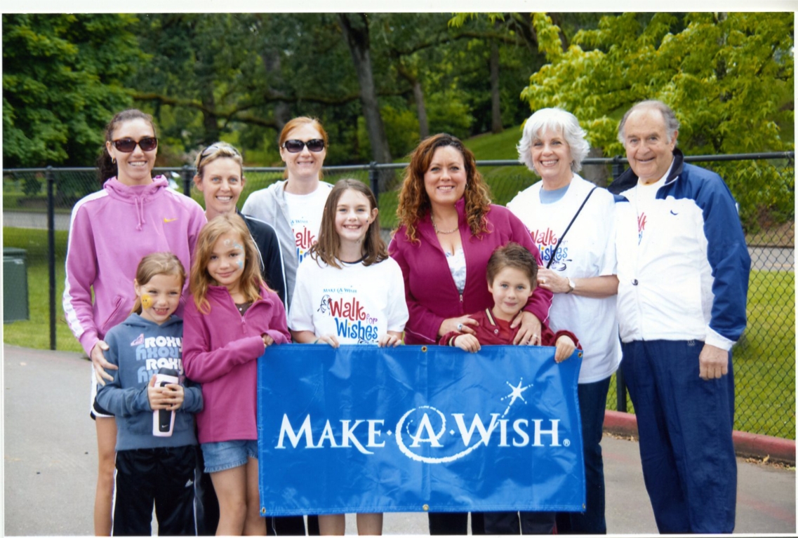 SAIF staff and families participate in Make-A-Wish event.