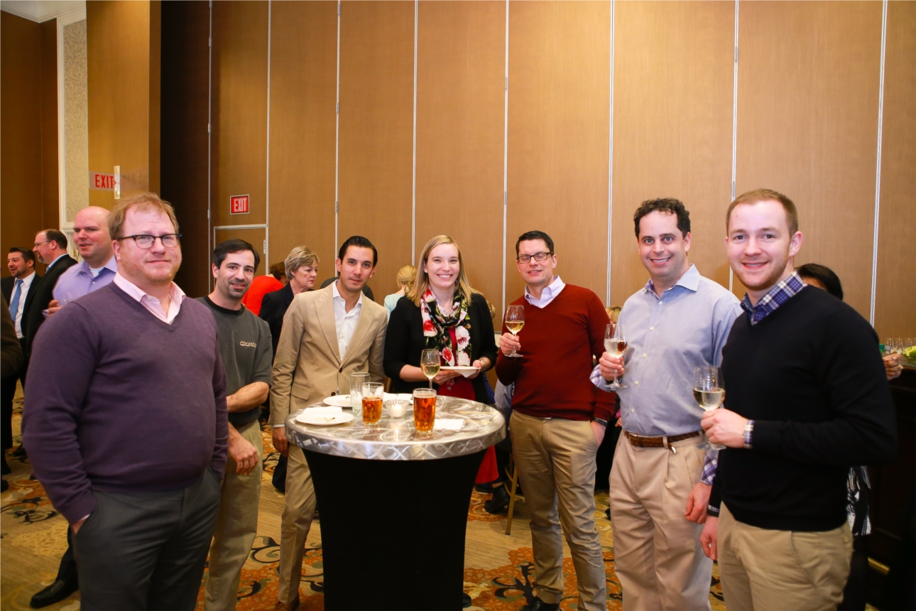 2015 Holiday Party - Nick, Jonathan, Jose, Blair, Markus, Jon and Sebastian 