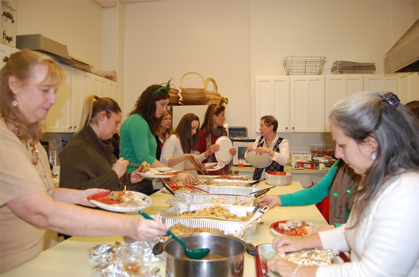 Each year ReMed staff prepare a holiday feast for our clients.  It's an evening of friendship, food, celebration and fun for all.