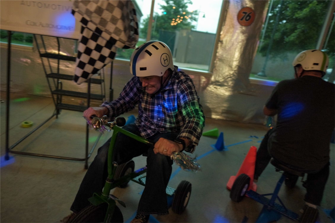 Just a friendly tricycle race between our GM and Director of Product at our Summer Party.