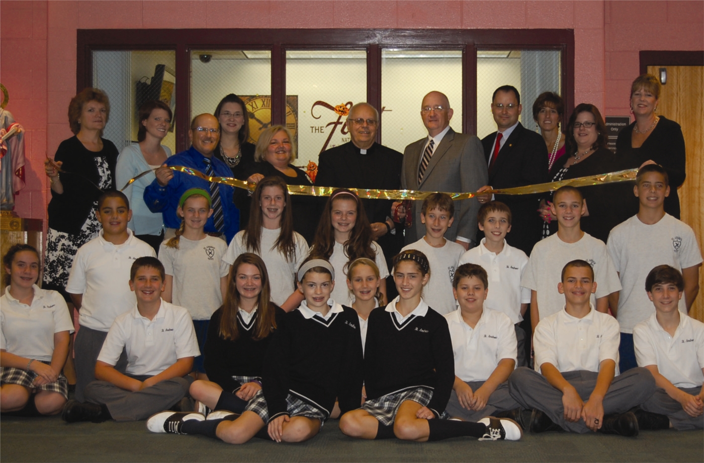 Opening of student-run bank branch in local private school