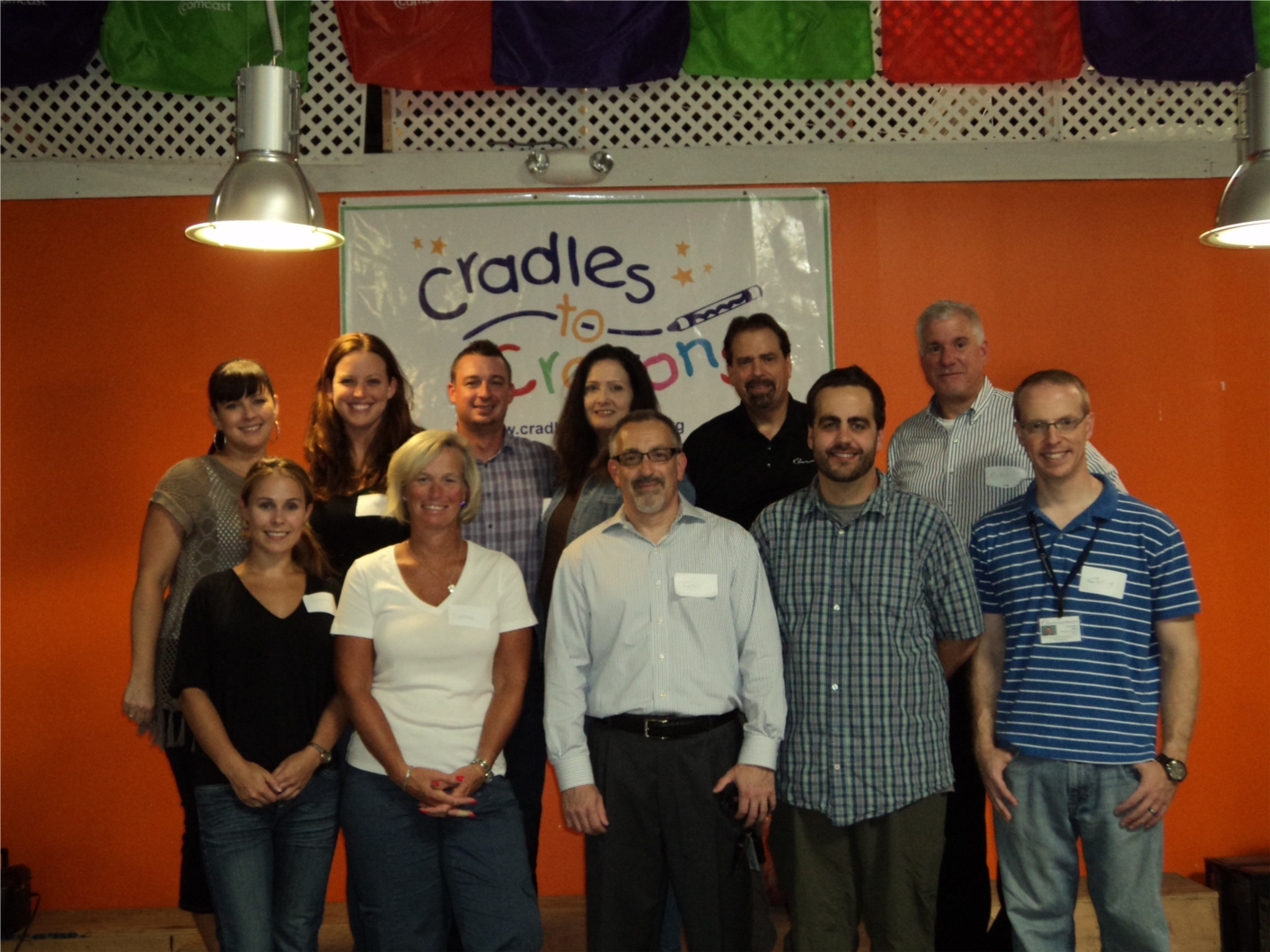 Members of the ETA team volunteering their time at Cradles to Crayons in Conshohocken, PA. 