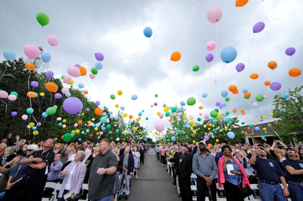 A Special Place Ceremony, honoring CORE donor families and friends. 