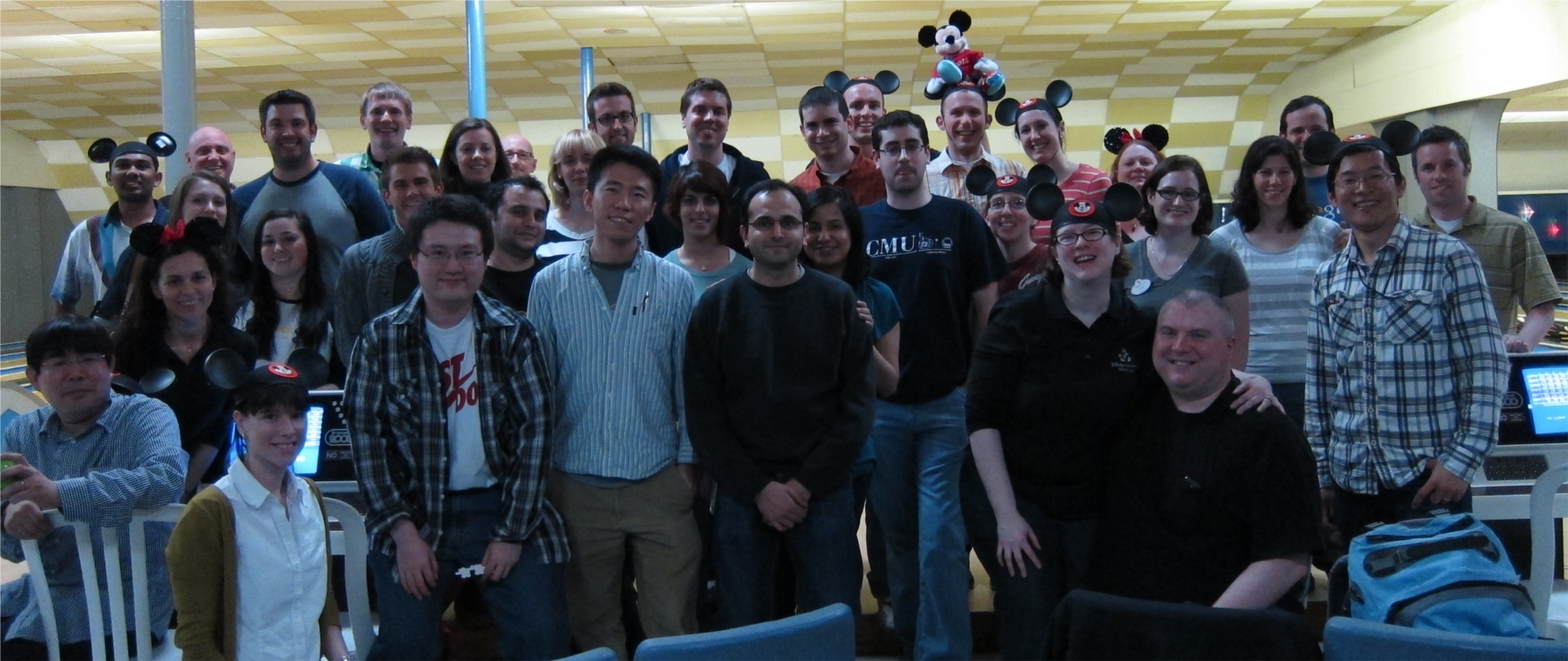 Disney Research Pittsburgh’s team defeats long term bowling rival Google, and takes home the coveted “Mickey trophy”!