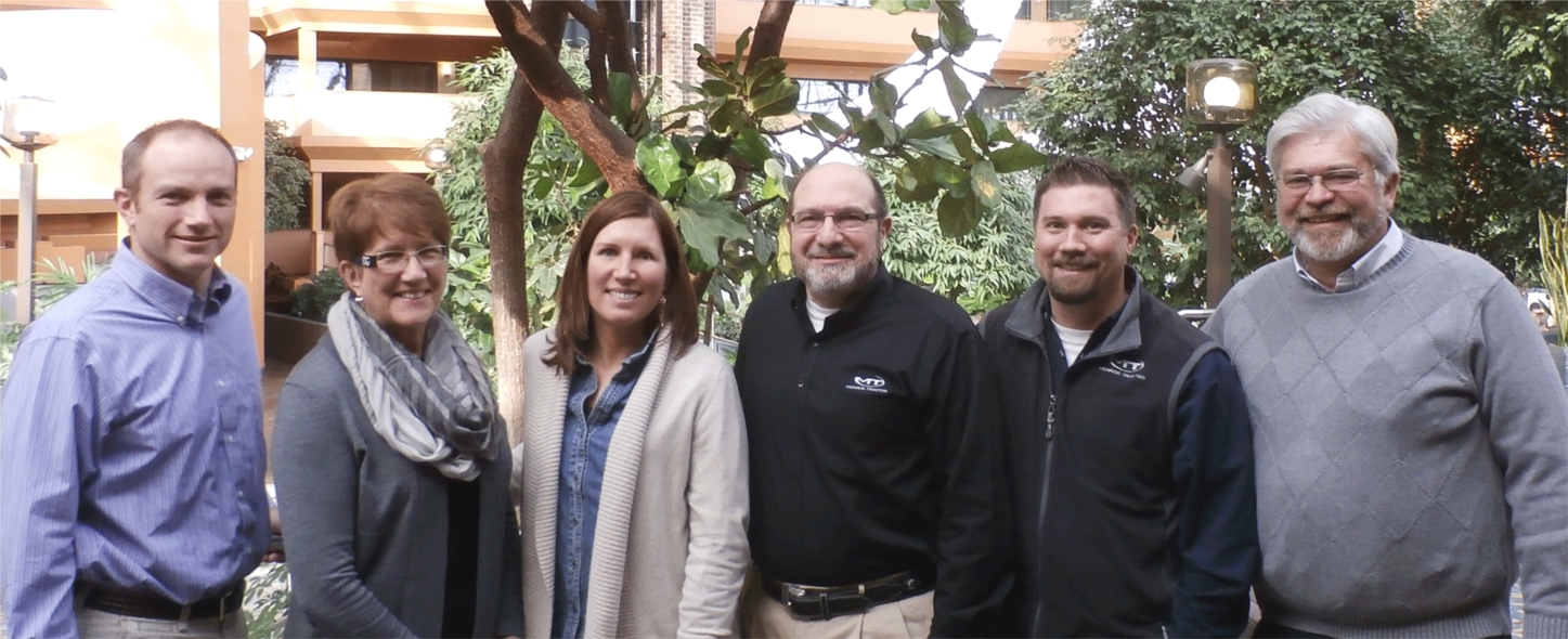 Executive team: L-R Thomas Sutter Agriculture General Manager, Janet Felosky CEO, Laura Wilkas Marketing Manager, Mike Celentano VP Accounting  CFO, Chris Felosky Parts and Service General Manager and Chuck Miller CE General Manager
