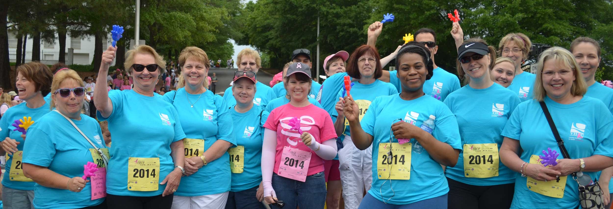 Every May, VHQC supports the Komen Race for the Cure, held in Richmond.