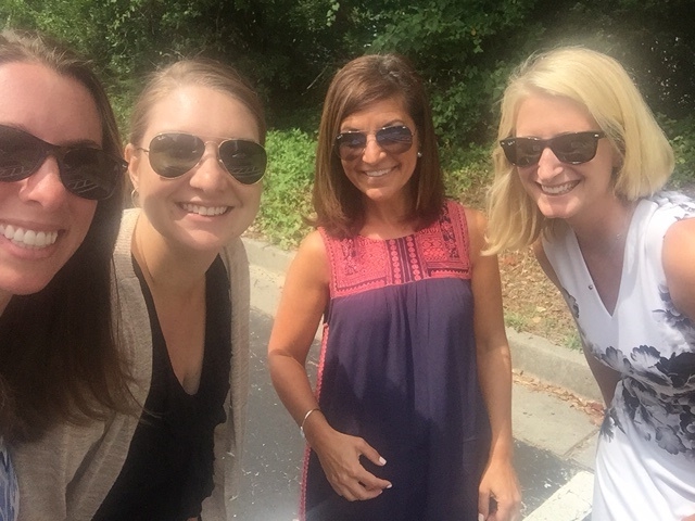 As part of the Scott Strong Summer Move Challenge, the Richmond team takes a break to get moving with a brisk walk. 