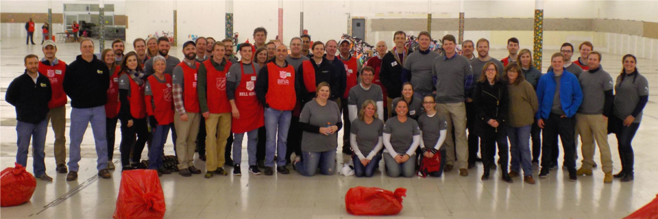 CCP volunteers ever year during Salvation Army's Christmas Distribution Assistance.