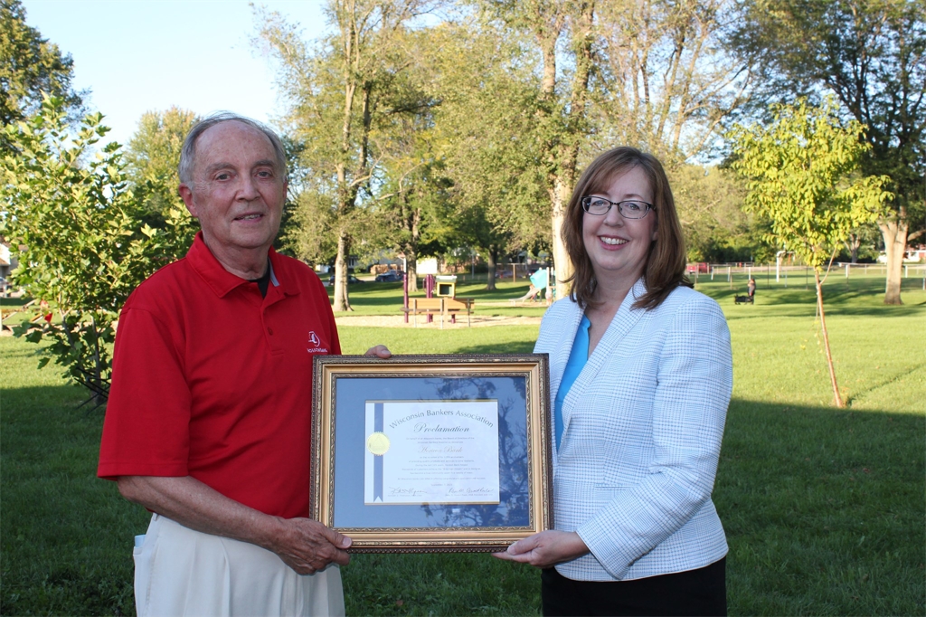 The WBA presented Horicon Bank with a special proclamation celebrating their 125th anniversary.