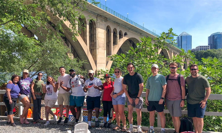 Consigli's DC interns spent an evening kayaking at the Key Bridge Boathouse and taking in the sights from Georgetown to the Navy Yard.