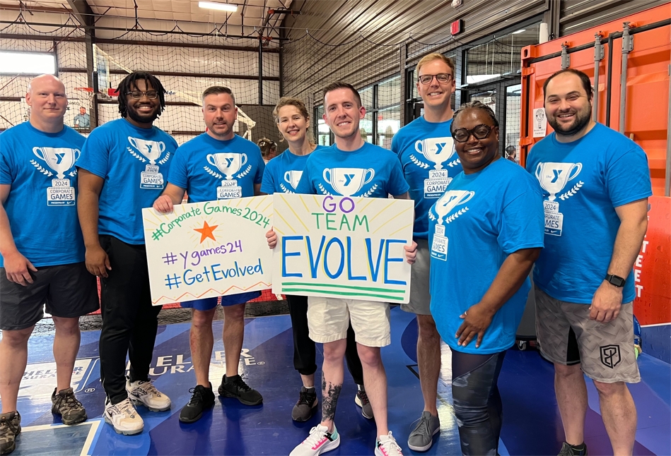 Team Evolve at YMCA Corporate Games