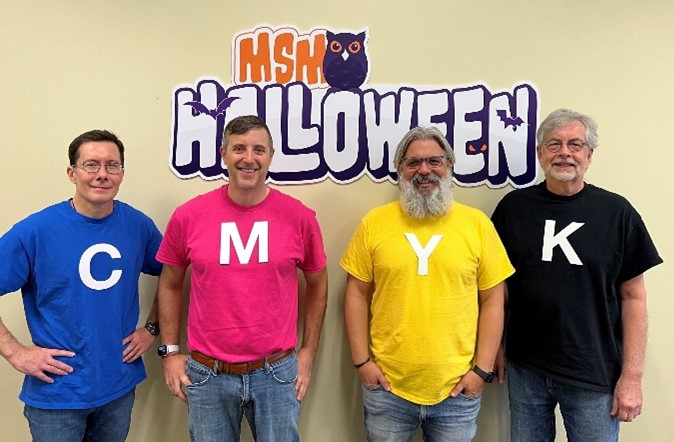 The MSM team on Halloween 2023.