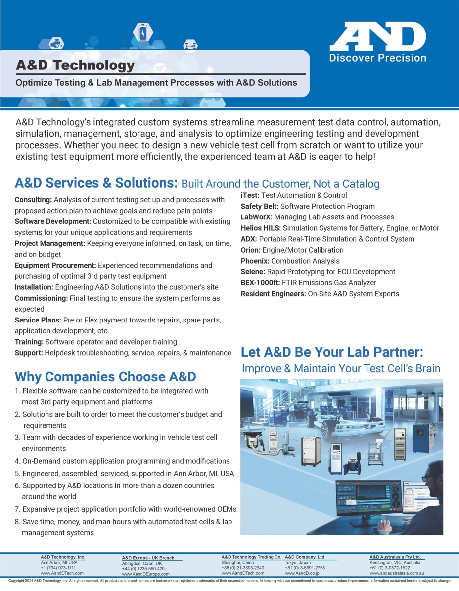 A&D Solutions & Services Overview