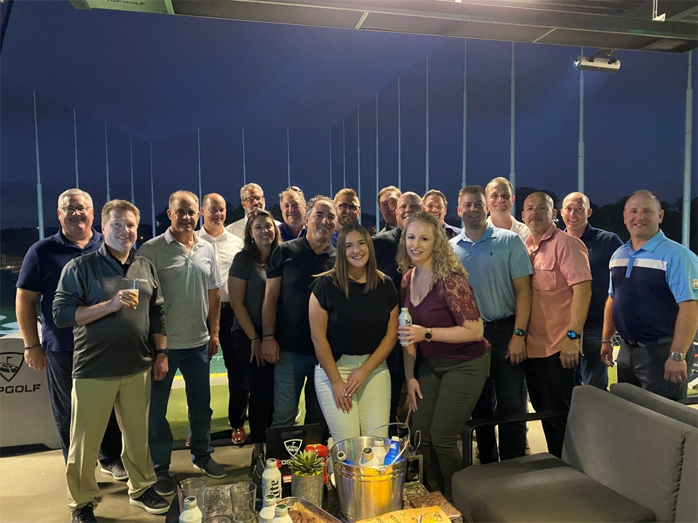 Core BTS team at Topgolf