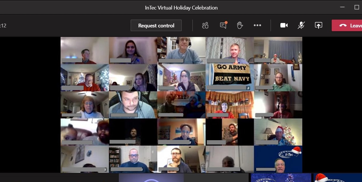 2020 was the year of video conferences and meetings. InTec wasn't able to celebrate the holidays in person, but we made sure to be able to virtually meet and acknowledge our employees accomplishments for the year!