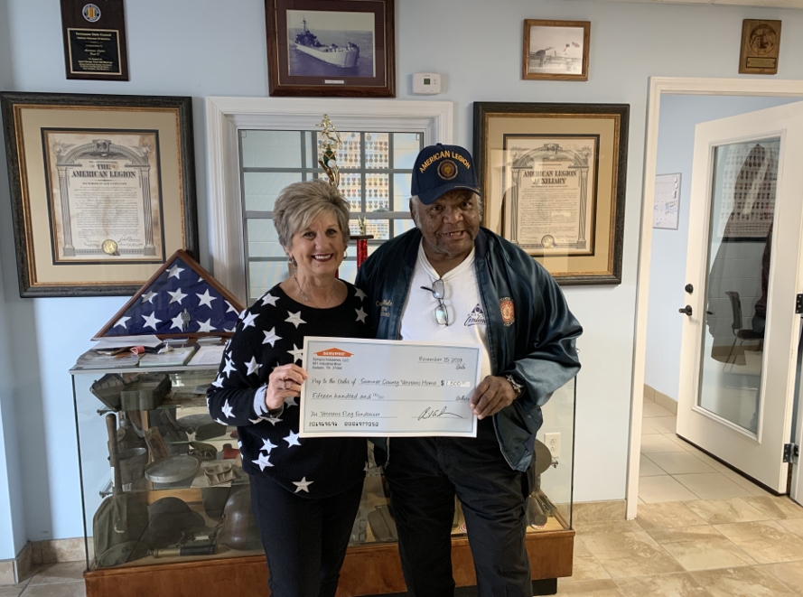 SERVPRO donates to local veterans in honor of Veterans Day.