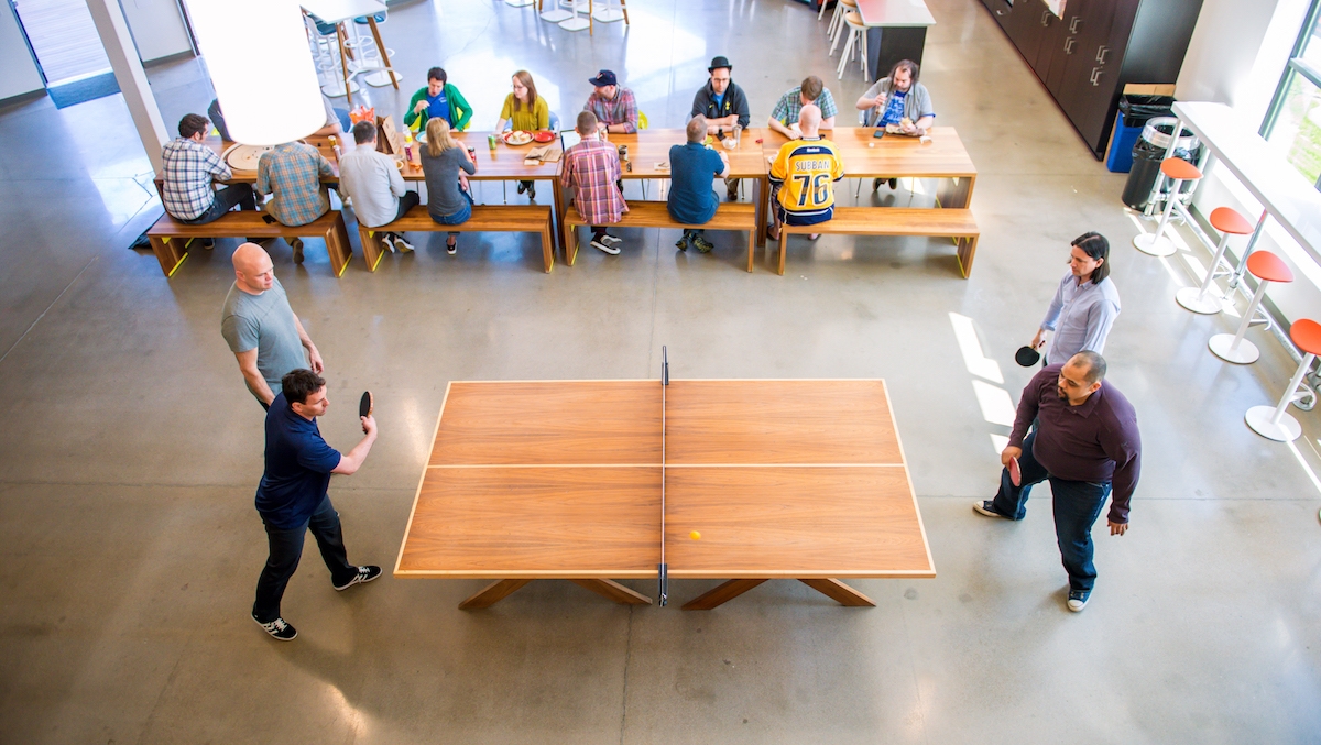 Rustici Software office pong room