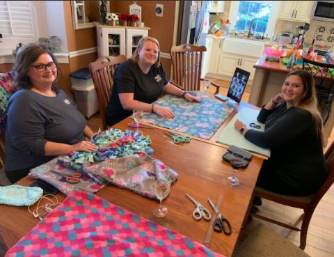 Season of Service - no sew fleece blankets for Project Linus