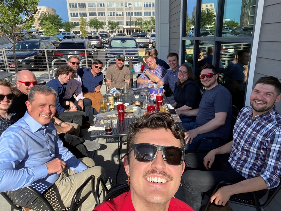 A selfie with our Denver interns this past summer.